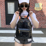 Summer hologram laser backpack for girls