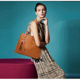 Tassel Large Ladies Handbags PU Leather Women Bag Female Shoulder Bags