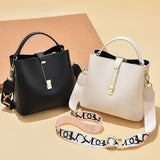 Stone Pattern Bucket Bag Underarm Bag