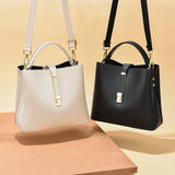 Stone Pattern Bucket Bag Underarm Bag