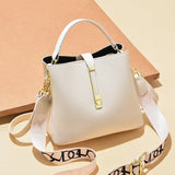 Stone Pattern Bucket Bag Underarm Bag