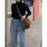 Stone Pattern Bucket Bag Braided Shoulder Messenger Bag
