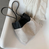 Stone Pattern Bucket Bag Women Underarm Bag