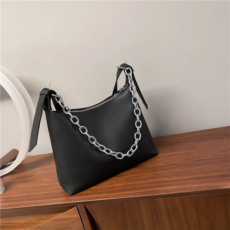 Women Stone Pattern Bucket Bag Casual Braided Shoulder Messenger Bag