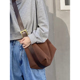 Stone Pattern Bucket Bag Braided Shoulder Messenger Bag