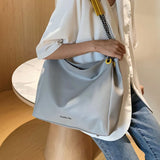 Stone Pattern Bucket Bag Braided Shoulder Bag