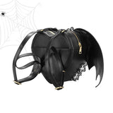 Women Backpack Bat Wing Punk Stylish School Bag for Girls