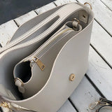 Women Handbag Leather Shoulder Bags 2 sets Casual Tote Bags sac a main