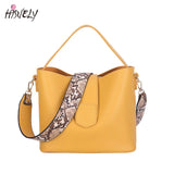 Women Handbag Leather Shoulder Bags 2 sets Casual Tote Bags sac a main