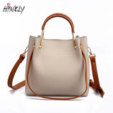Women PU Leather Handbag Large Capacity Tote Shoulder Bag