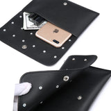 Women Waist Packs Rivet Waist Bag Ladies Purses PU Leather Mini Bags