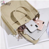 Women's Canvas Shoulder Bag Small Handbag Totes Casual Vintage Crossbody Bags