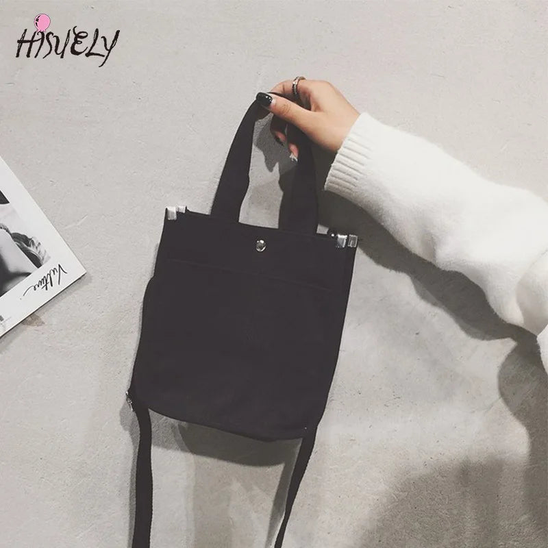 Women's Canvas Shoulder Bag Small Handbag Totes Casual Vintage Crossbody Bags