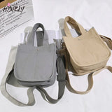 Women's Canvas Shoulder Bag Small Handbag Totes Casual Vintage Crossbody Bags