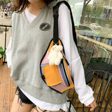 Men's Waist Bag, Women's Messenger Bag, Clear Chest Bag