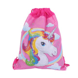 Unicorn Drawstring Bag for Girls Travel Storage Package School Backpacks