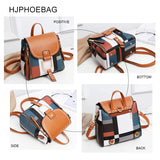 PU Leather Backpack for Teen Girls School Travel Shoulder Bag