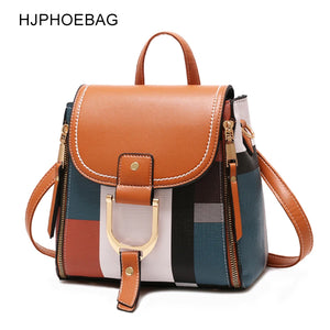 PU Leather Backpack for Teen Girls School Travel Shoulder Bag