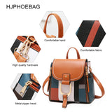 PU Leather Backpack for Teen Girls School Travel Shoulder Bag
