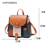 PU Leather Backpack for Teen Girls School Travel Shoulder Bag