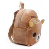 Cute Cartoon Bear Plush Kids School Bag Soft Toy Baby Student Backpack