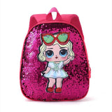 HKSNG Mochila Dolls Bag Children's School Bag Shinning Bag Cartoon Print Anime