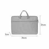 Oxford Fabric Organizer Laptop Sleeve Case 13 inch PC Tablet Cover
