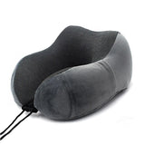 U Shaped Memory Foam Neck Pillows Soft Slow Rebound Space Travel Pillow