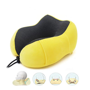 U Shaped Memory Foam Neck Pillows Soft Slow Rebound Space Travel Pillow