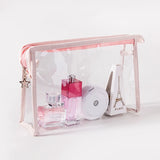 3-Piece Women's Travel Makeup Bag Set Toiletry Storage Case