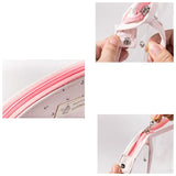 3-Piece Women's Travel Makeup Bag Set Toiletry Storage Case