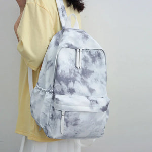 Tie-Dye Women Backpack School Bag Teenage Girls Waterproof Travel Backpack
