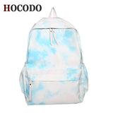 Tie-Dye Women Backpack School Bag Teenage Girls Waterproof Travel Backpack
