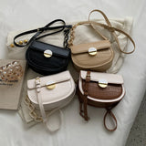 Women's PU Leather Crossbody Shoulder Bag Messenger Bag