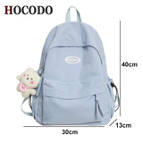 Waterproof Nylon Women Backpack Casual School Bag For Teenage Girls Shoulder Bag
