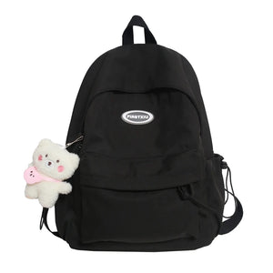 Waterproof Nylon Women Backpack Casual School Bag For Teenage Girls Shoulder Bag