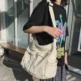 Women's Large Capacity Canvas Shoulder Bag Tote