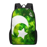 Algeria Flag Children School Bag for Toddler Printing Kid's Backpack
