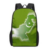 Algeria Flag Children School Bag for Toddler Printing Kid's Backpack