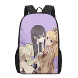 Anime lesbian Citrus 3D Print School Bags for Boys Girls Backpacks