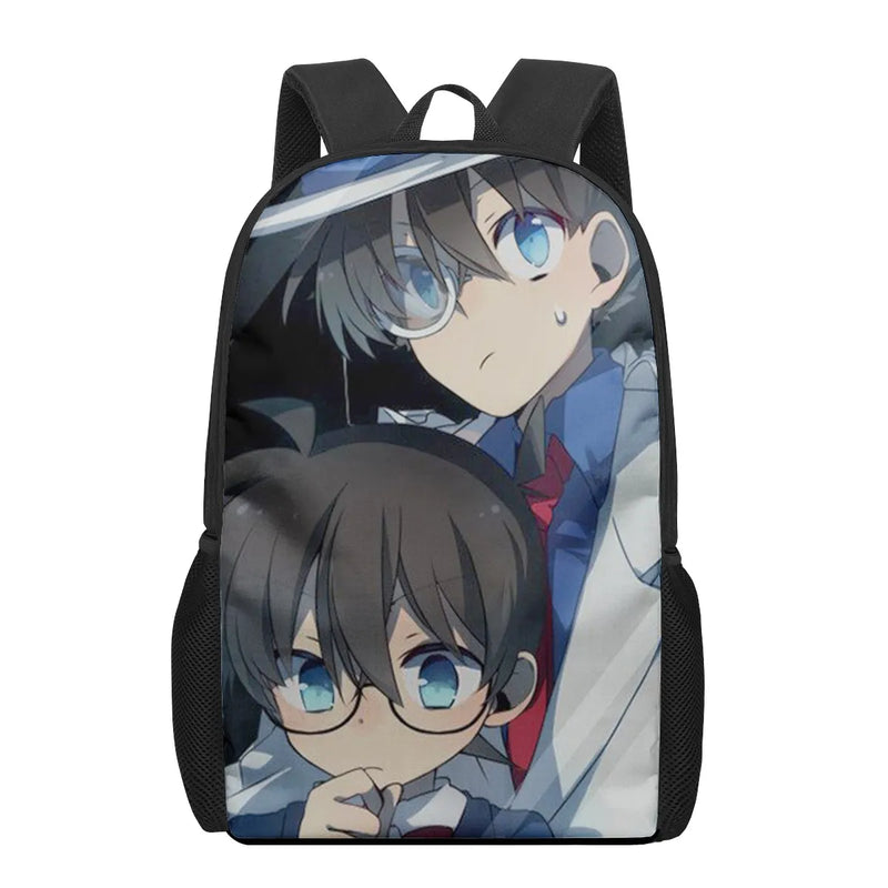 Detective Conan 3D Print School Bag Boys Girls Kindergarten Backpack