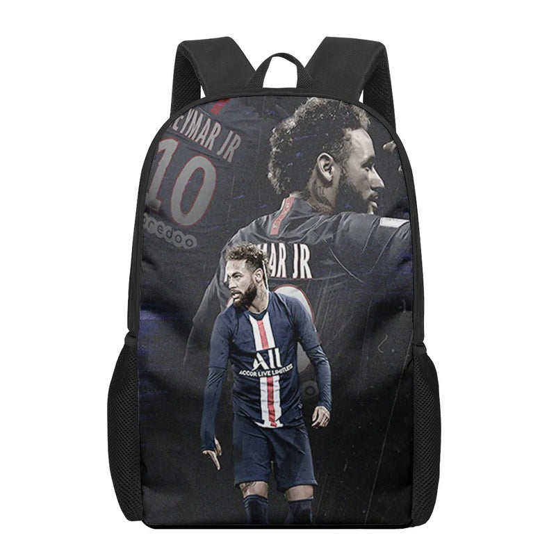 Neymar 3D Print School Backpacks Kids Bag Kindergarten