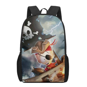 South-Park 16Inch 3D Print Orthopedic Backpack Kids School Bag