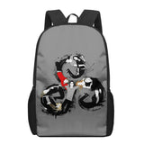 Teen Wolf 3D Print School Backpack for Boys Girls Teenager Kids Book Bag