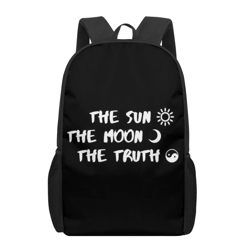 Teen Wolf 3D Print School Backpack for Boys Girls Teenager Kids Book Bag