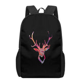 Deer 16inch School Bags 3D Print Kids Schoolbags For Teenager Girls Boys