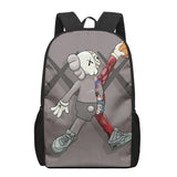 Kaw 3D Pattern School Bag for Children Book Bags Kids Backpack