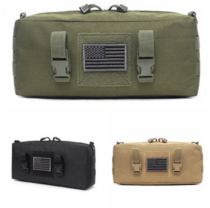 Tactical Camo Expansion Bag for Army Fans with Waterproof Medical Pouch