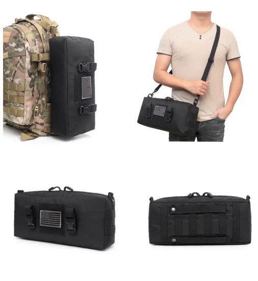 Tactical Camo Expansion Bag for Army Fans with Waterproof Medical Pouch