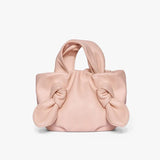 Soft Leather Pleated Tote Bag Lady Shoulder Messenger Bag